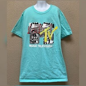 Men’s MTV Glitch Graphic T-Shirt Size Small